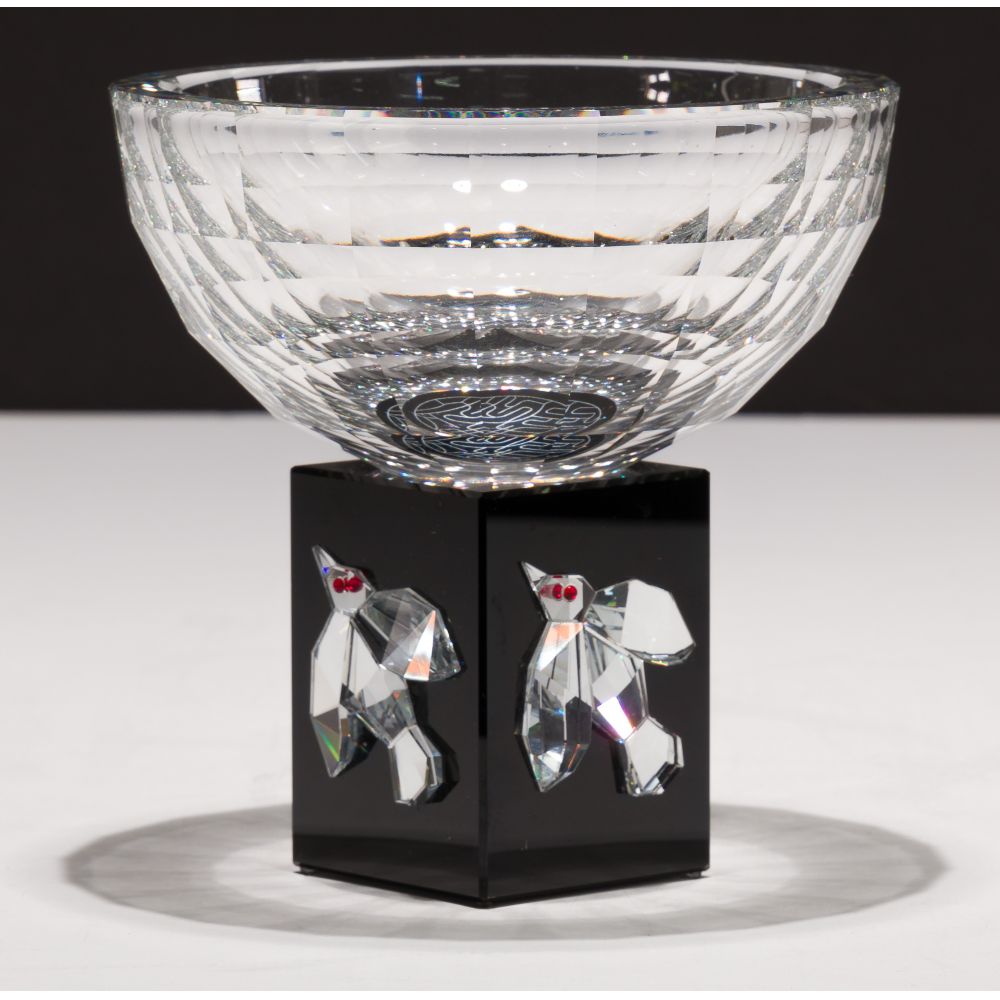 Appraisal: KAZUMASA NAGAI FOR SWAROVSKI CRYSTAL WA BOWLRound bowl on a