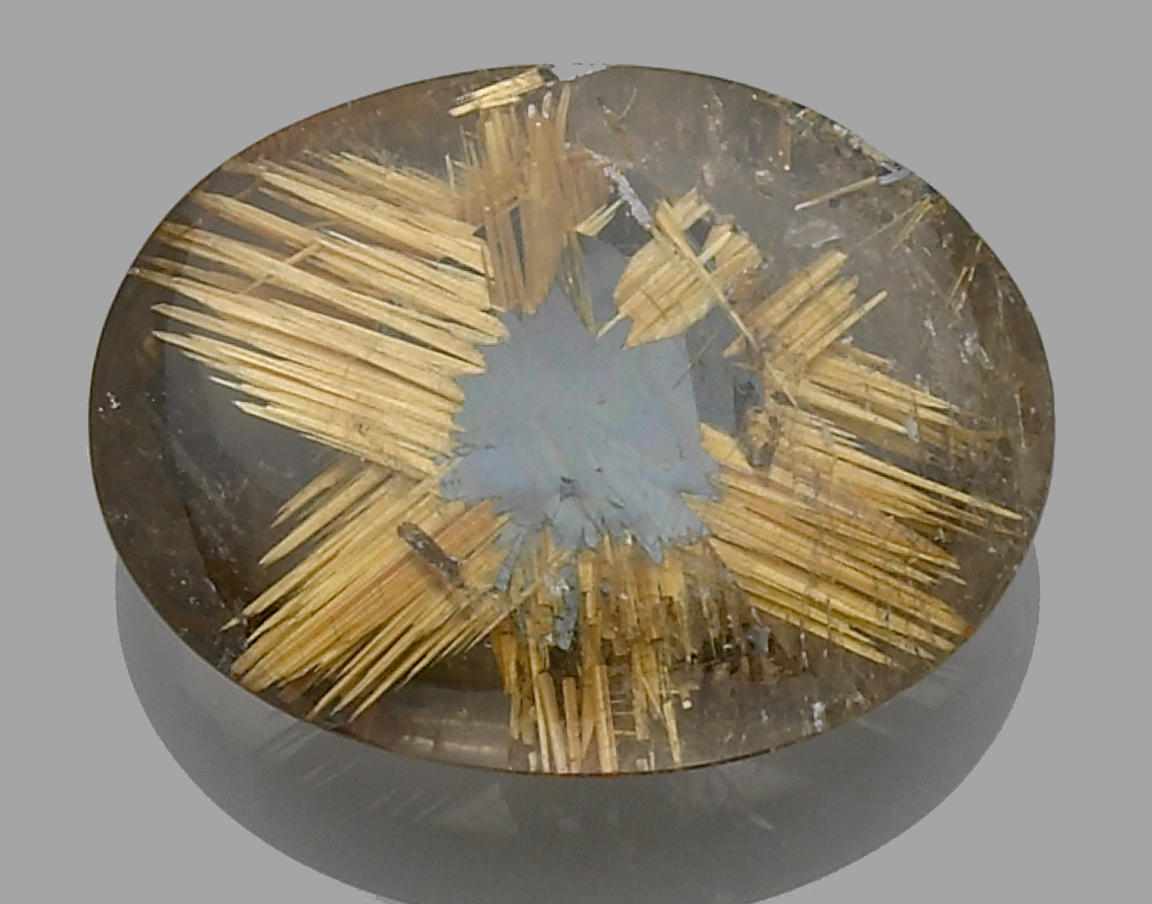 Appraisal: Rutile and Hematite in Quartz Brazil An excellent choice for