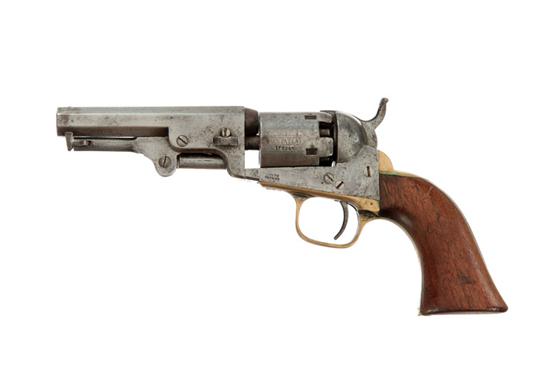 Appraisal: ID'D COLT MODEL POCKET REVOLVER caliber five-shot cylinder with engraved