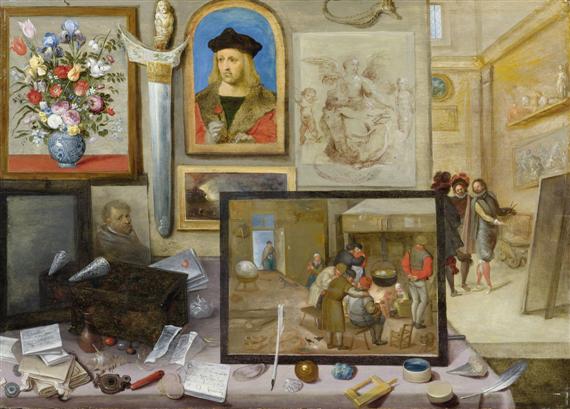 Appraisal: FRANCKEN FRANS the younger Antwerp View into the workshop of