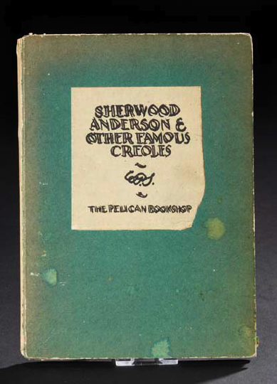 Appraisal: Rare First Edition Copy of Sherwood Anderson Other Famous Creoles