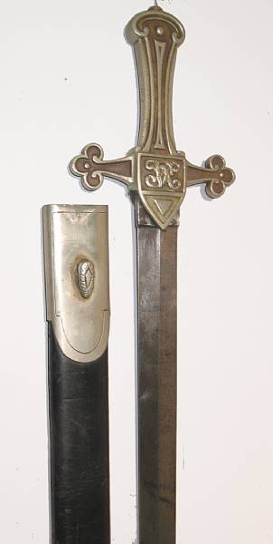 Appraisal: A British Pattern bandsman's sword for the st Midlothian Rifle