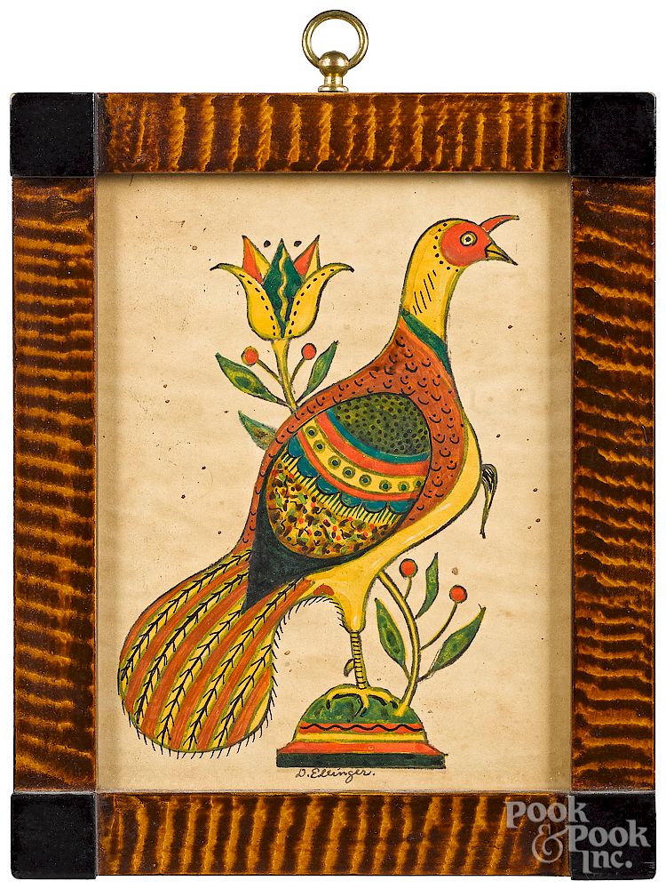 Appraisal: David Y Ellinger American - fraktur Exclusive on Bidsquare David