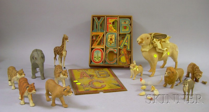 Appraisal: Late th Early th Century Toys and Figures a Whitney