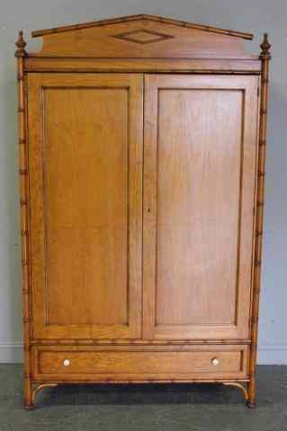 Appraisal: Cherrywood Armoire From an East th Street NYC apartment Dimensions