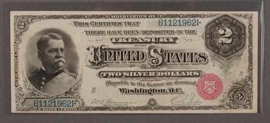 Appraisal: United States Silver Certificate Series of signed Rosecrans and Jordan