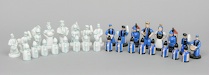 Appraisal: A Herend Porcelain Chess Set A Herend Porcelain chess set