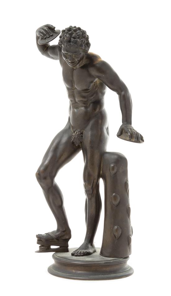 Appraisal: Sale Lot A Continental Cast Metal Figure of Bacchus the