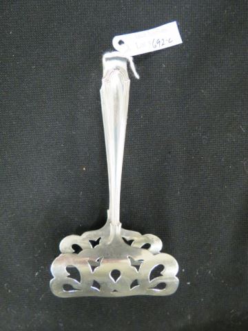 Appraisal: Sterling Silver Asparagus Tongs long excellent no monogram grams