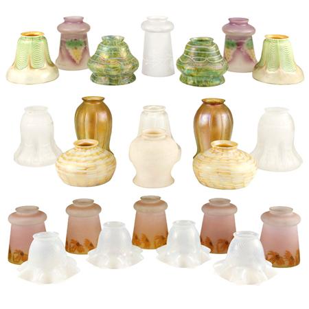 Appraisal: Group of Twenty-Four Glass Shades Estimate -