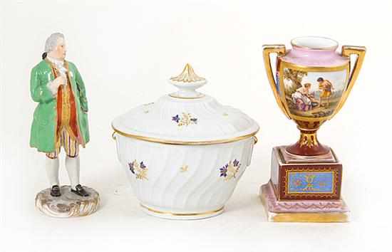 Appraisal: Continental and English porcelain wares th th centuries consisting of