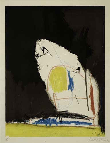 Appraisal: ROBERT MOTHERWELL after Capriccio Color screenprint on Arches Cover x