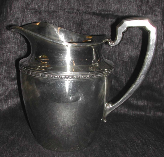 Appraisal: International Sterling Silver Five-Pint Iced Beverages Pitcher first quarter th