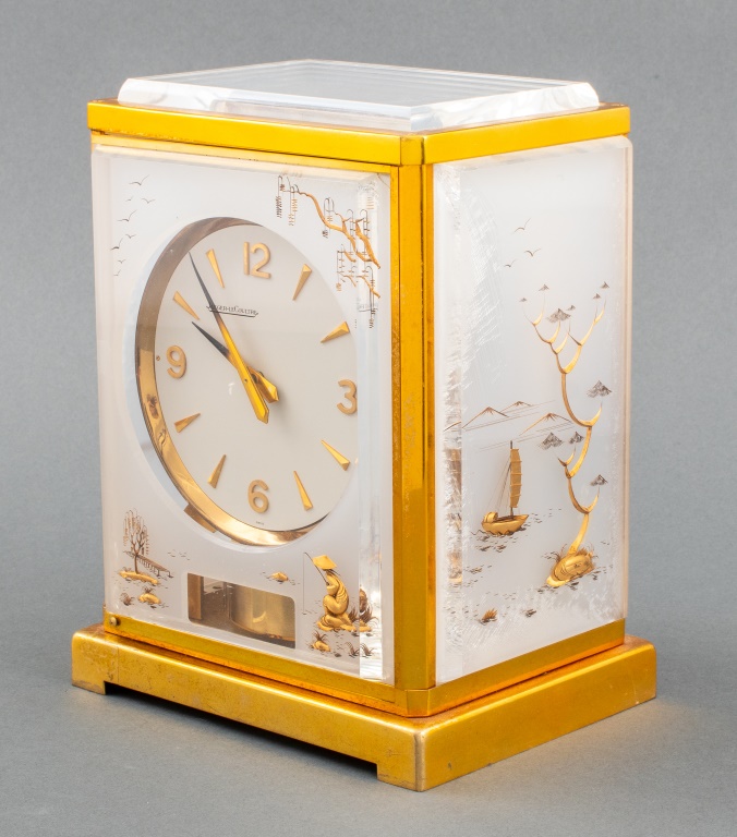 Appraisal: JAEGER-LECOULTRE ATMOS CLOCK Jaeger-LeCoultre atmos clock Switzerland mid- th century