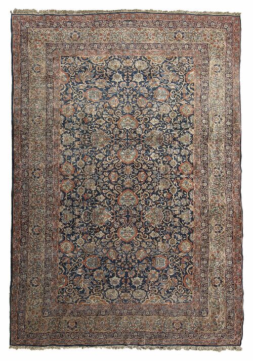 Appraisal: A Kurk Kashan carpet late th early th century the