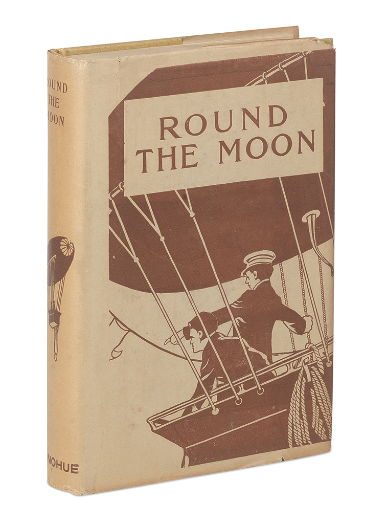 Appraisal: VERNE JULES Round the Moon Illustrated -page publisher's advertisements at