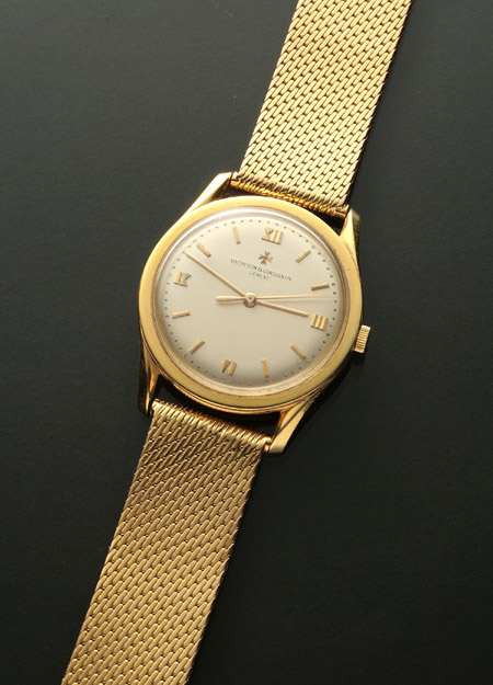 Appraisal: Gentleman's -Karat Yellow-Gold Manual-Wind Wristwatch Vacheron Constantin Swiss Circa Having