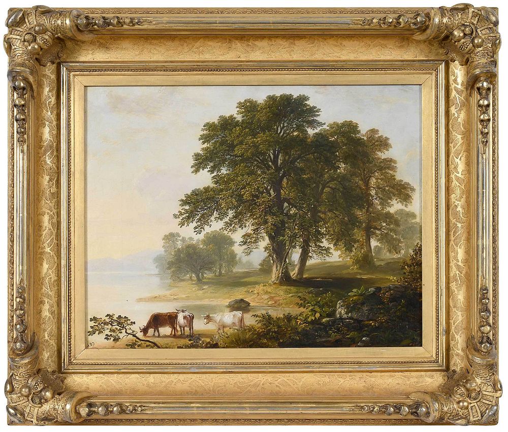 Appraisal: Asher B Durand American Study for a Summer Afternoon c