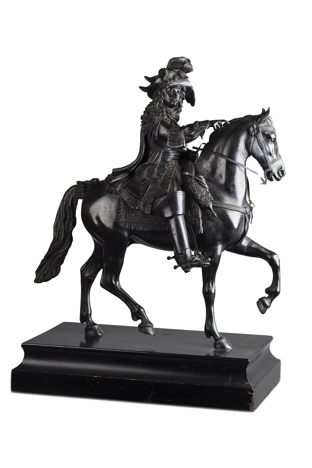 Appraisal: LOUIS XIV ON HORSEBACK AFTER THE MODEL BY PIERRE CARTELLIER