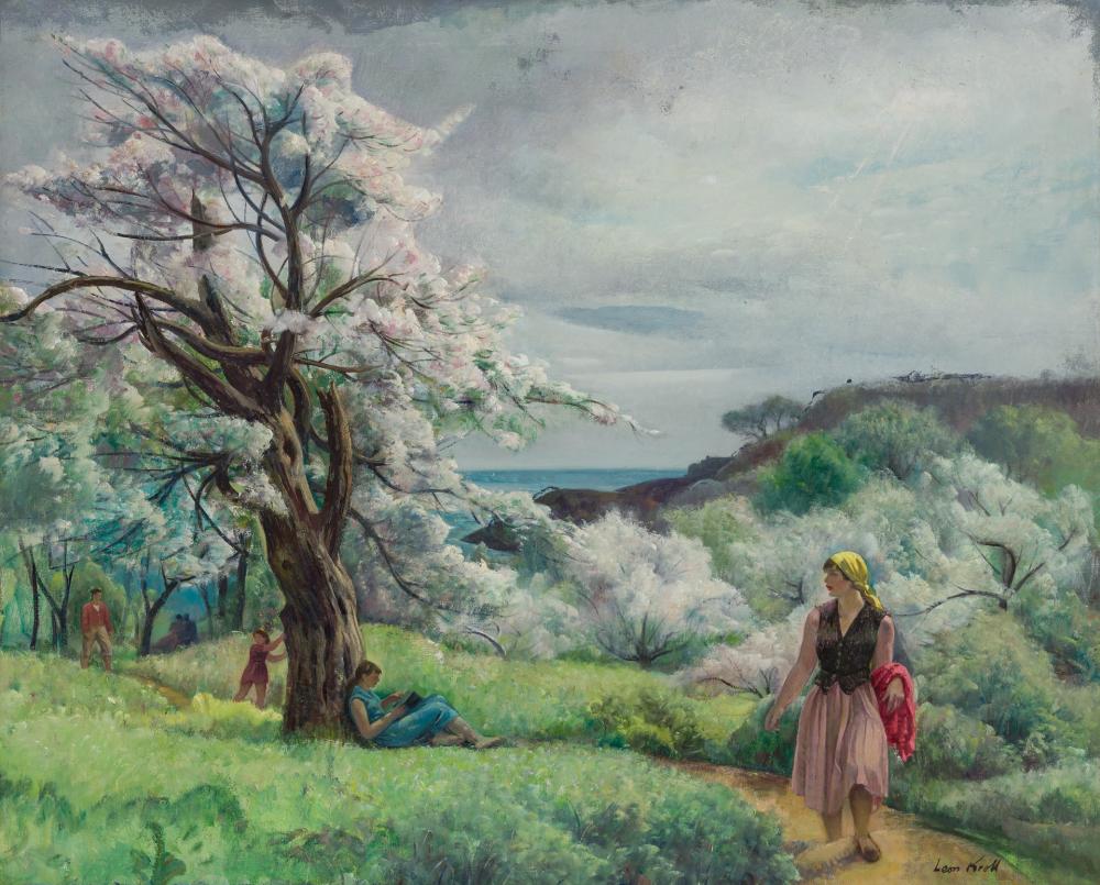 Appraisal: LEON KROLL American - Spring oil on canvas signed lower