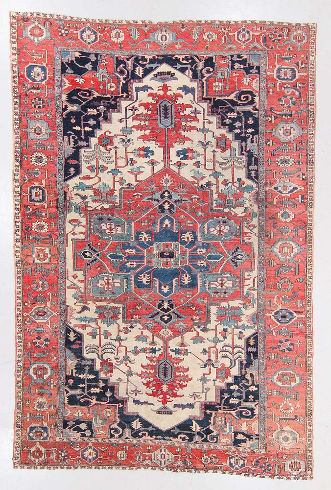 Appraisal: Antique Serapi Rug Persia ' '' x ' '' Antique