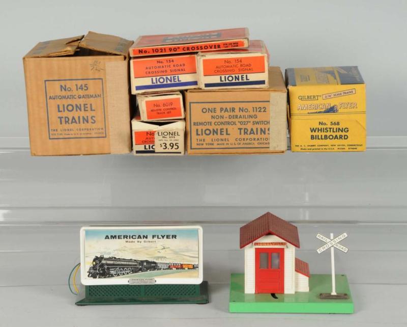 Appraisal: Lot of Lionel American Flyer Accessories Description Includes an O-