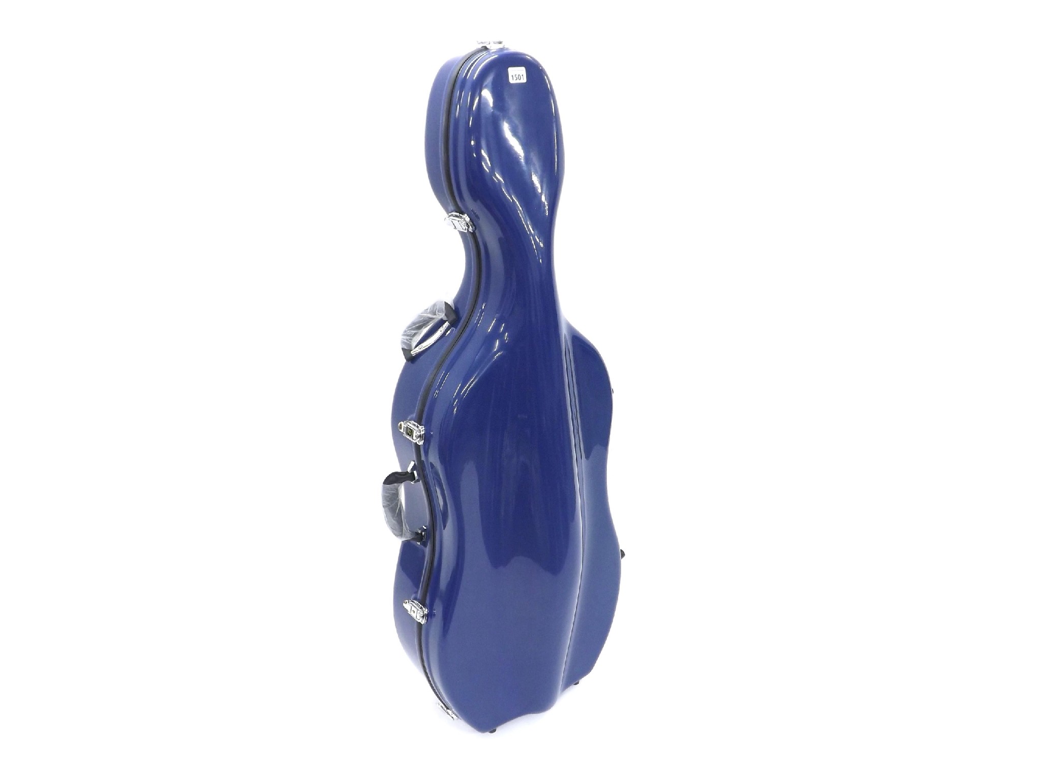 Appraisal: Good full size contemporary hard violoncello case blue finish