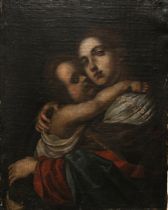 Appraisal: Italian School C th Century Oil on canvas of the