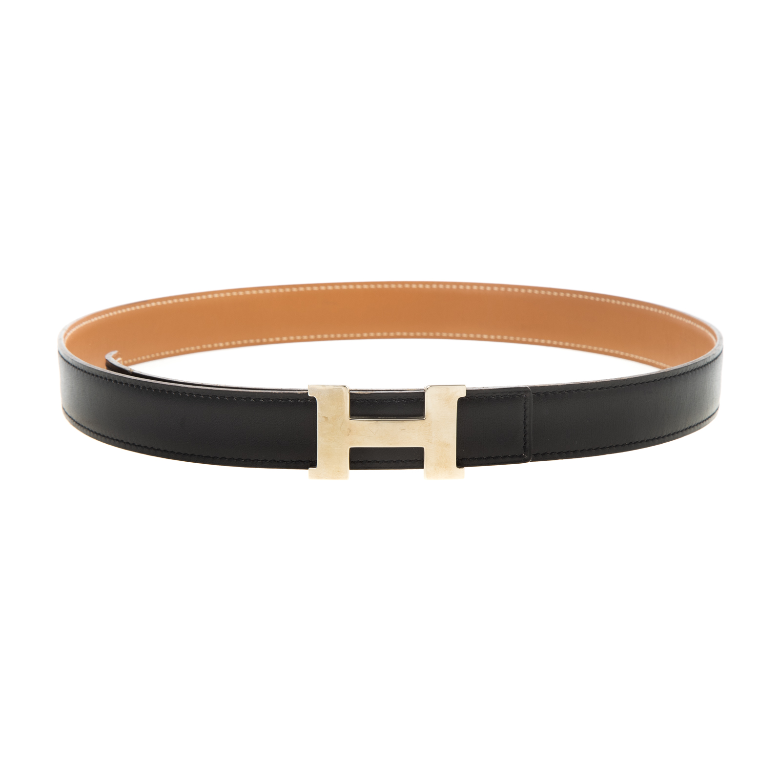 Appraisal: AN HERMES MINI REVERSIBLE H BELT KIT A Noir and