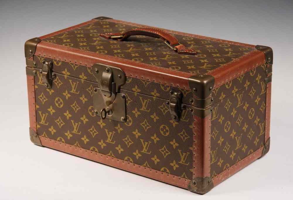 Appraisal: LOUIS VUITTON COSMETICS CASE - Vintage Louis Vuitton Cosmetics Case