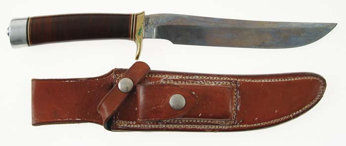 Appraisal: EARLY RANDALL MODEL HUNTING KNIFE 's production with blade stacked