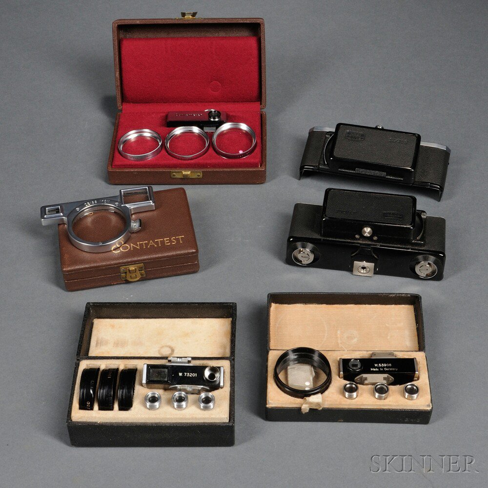 Appraisal: Zeiss Ikon Accessories for Contax Cameras two plate backs a