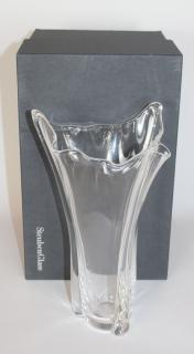 Appraisal: Steuben crystal Cascade vase Steuben crystal Cascade vase h x