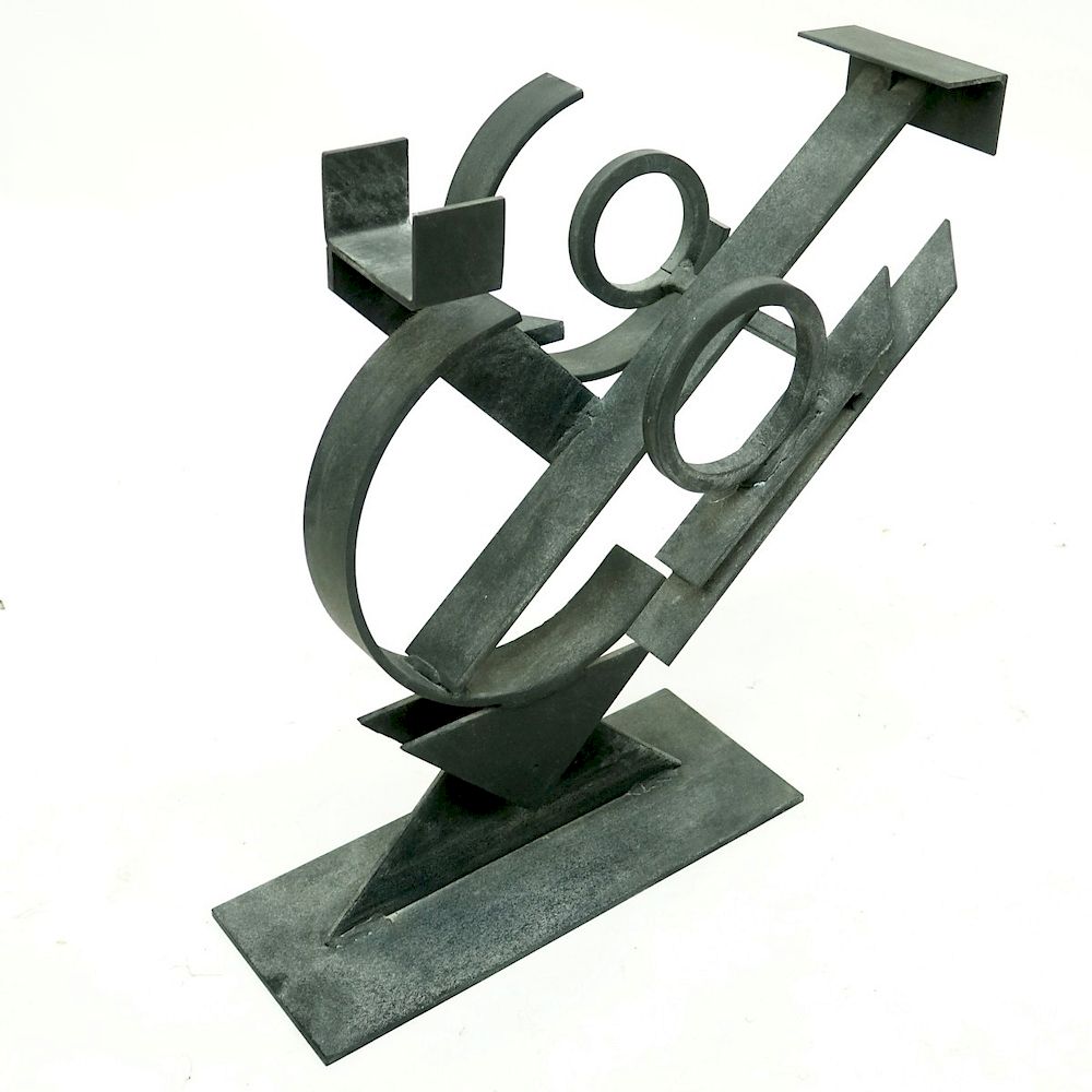 Appraisal: Garcia Eros Ironwork Abstract Sculpture Garcia th Century Ironwork Abstract