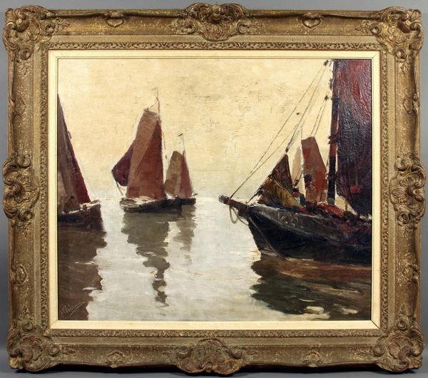 Appraisal: Anthony Thieme American - sailing ships o c signed LL