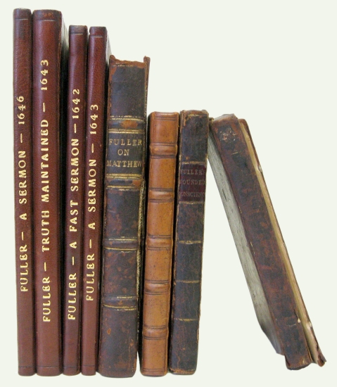 Appraisal: FULLER THOMAS Group of volumes Various formats various bindings Wing