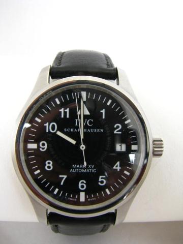 Appraisal: Gents IWC Mark XV Automatic Wristwatch Black Dial fish figure