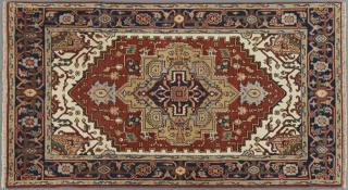 Appraisal: Agra Serapi Carpet ' x ' Agra Serapi Carpet '