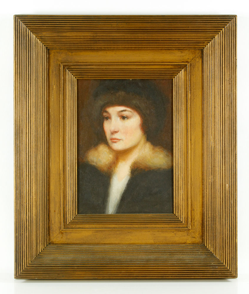 Appraisal: - Portrait of a Young Lady O C Portrait of