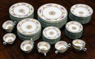 Appraisal: lot of Wedgwood 'Columbia' porcelain table service lot of Wedgwood