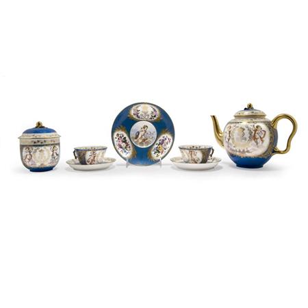 Appraisal: Assembled Sevres Porcelain Tea Service Estimate -