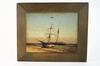 Appraisal: OOP - Beached Schooner by Wendell F Macy MA -