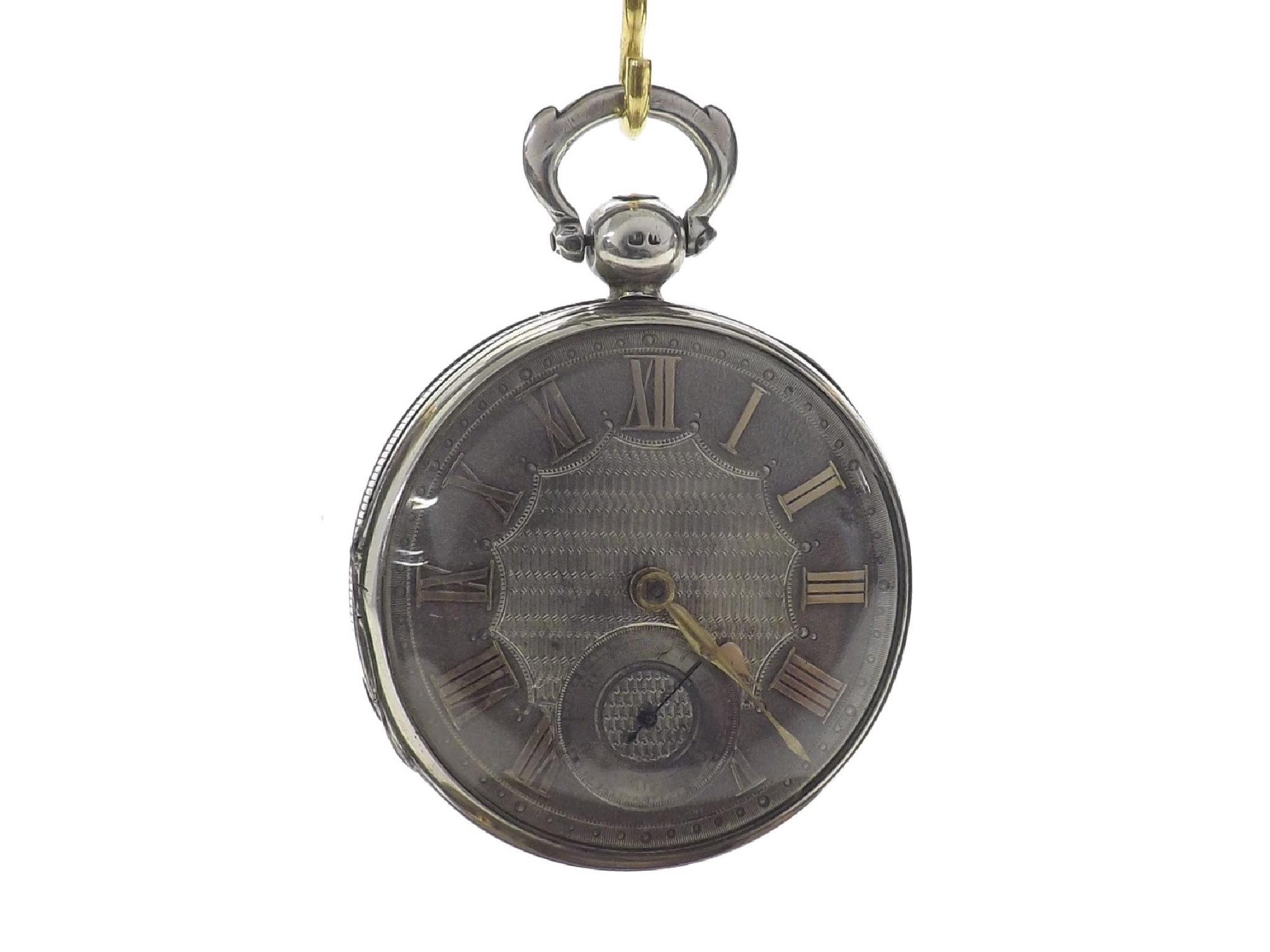 Appraisal: Silver fusee verge pocket watch London signed Thos Wilson London