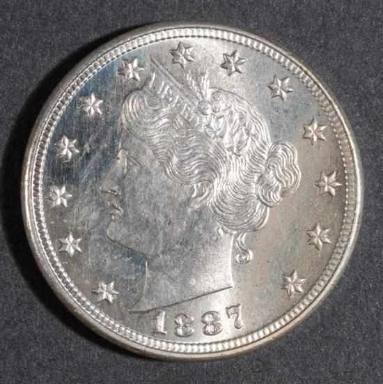 Appraisal: United States Liberty head type nickel five-cent piece Proof Estimate