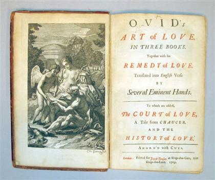 Appraisal: vol Ovid Chaucer Geoffrey Hopkins Charles Ovid's Art of Love