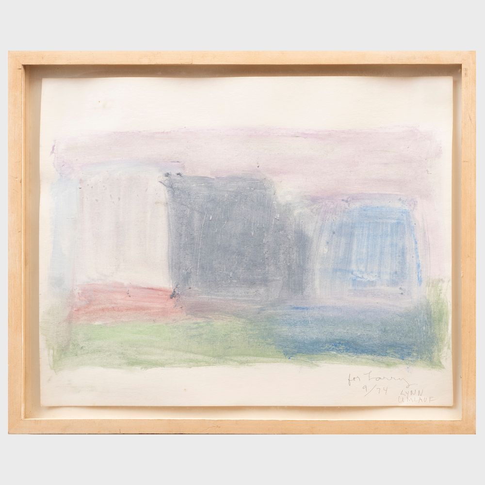 Appraisal: Lynn Umlauf b Untitled Watercolor on paper signed 'Lynn Umlauf'