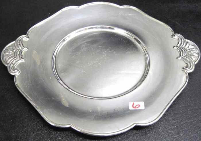 Appraisal: S KIRK SON STERLING SILVER TRAY double handled having relief