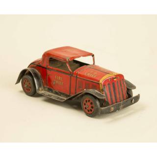 Appraisal: Marx Fire Chief Car Marx Fire Chief car Dimensions h