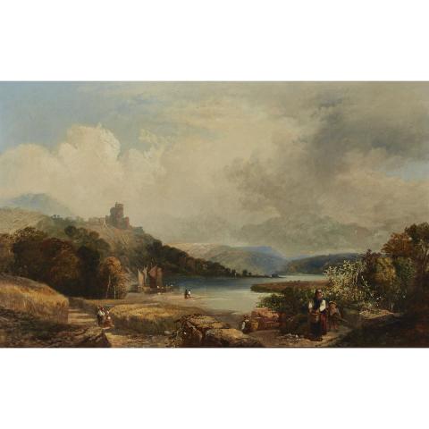 Appraisal: Francois Antoine Leon Fleury - ON THE MOSELLE RIVER French