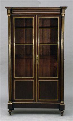 Appraisal: Empire Vitrine Cabinet